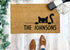 Personalize Last Name Cat Doormat