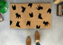 French Bulldog Pattern Doormat
