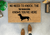 Doormat - Funny Dachshund Doormat - Weenier Dog