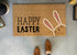 Happy Easter Bunny Outdoor Doormat
