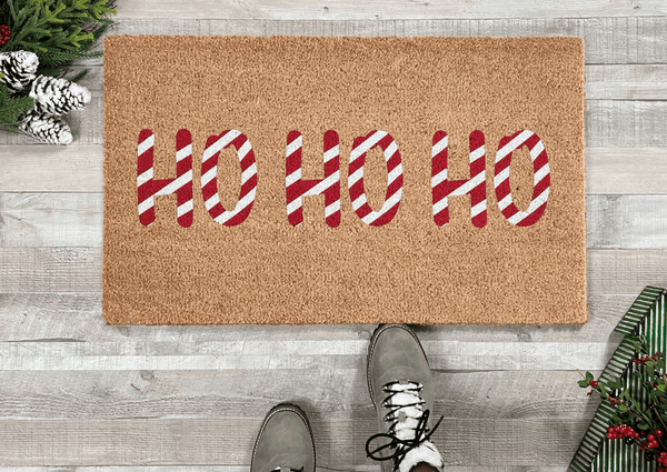 Ho Ho Ho Doormat | Christmas Doormats and Decor | Nickel Designs