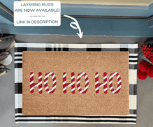 Ho Ho Ho Doormat | Christmas Doormats and Decor | Nickel Designs