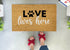 Love Lives Here Doormat with Dog Paws