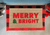 Doormat - Merry & Bright Modern Holiday Doormat