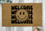 Doormat - Retro Style Happy Face Doormat