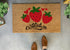 Retro Style Strawberry Doormat