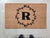 Doormat - Sale - Christmas Lights Monogram Doormat - R