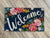 Doormat - Sale - Floral Welcome Doormat, Navy Blue