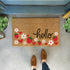 Strawberry Doormat with Flowers
