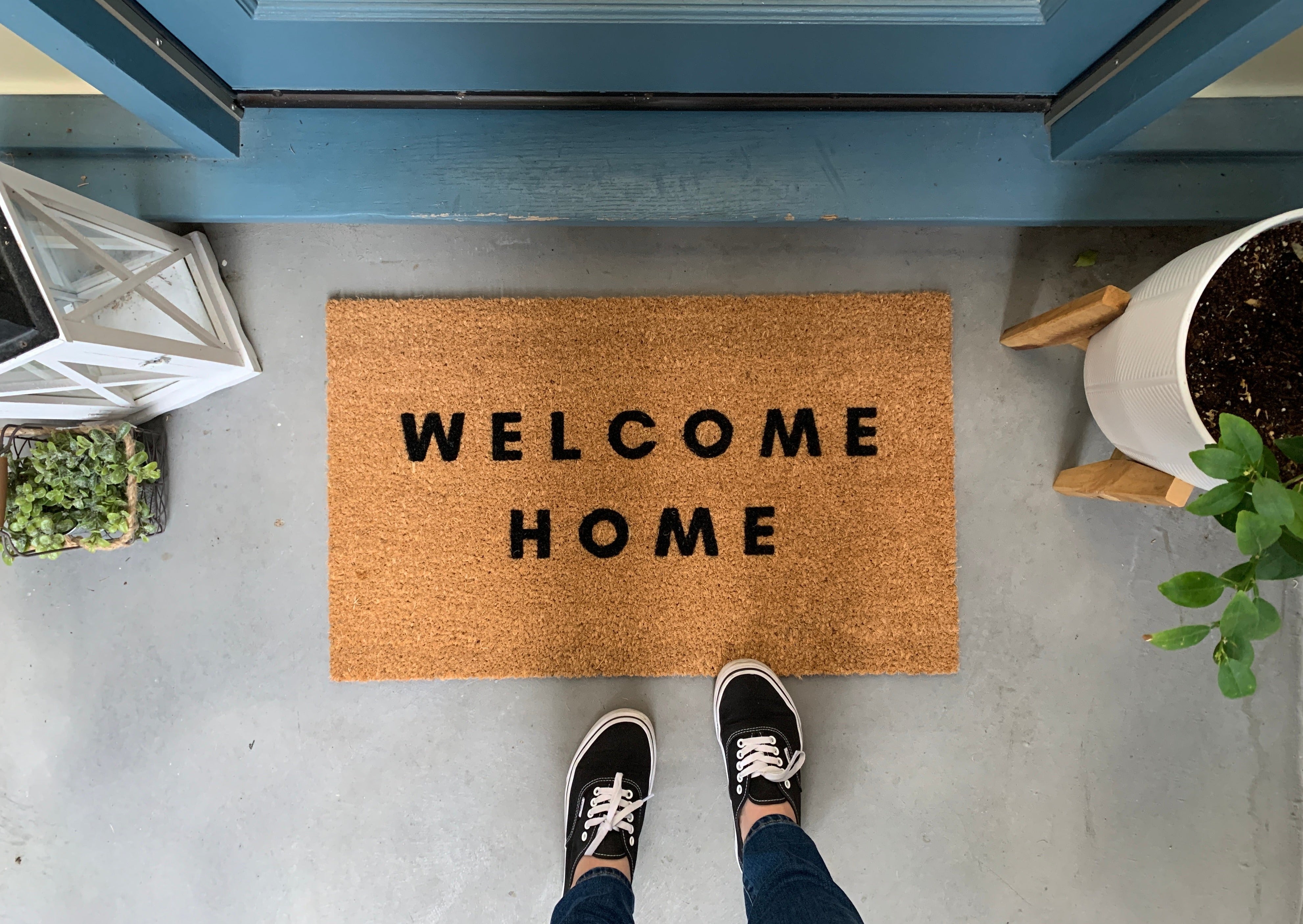 Mini Playhouse Doormat, Let's Play Welcome Mat, 24 Inch Small Doormat,  Kid's Doormat, Small Welcome Mat, Skinny Doormat Outdoor 