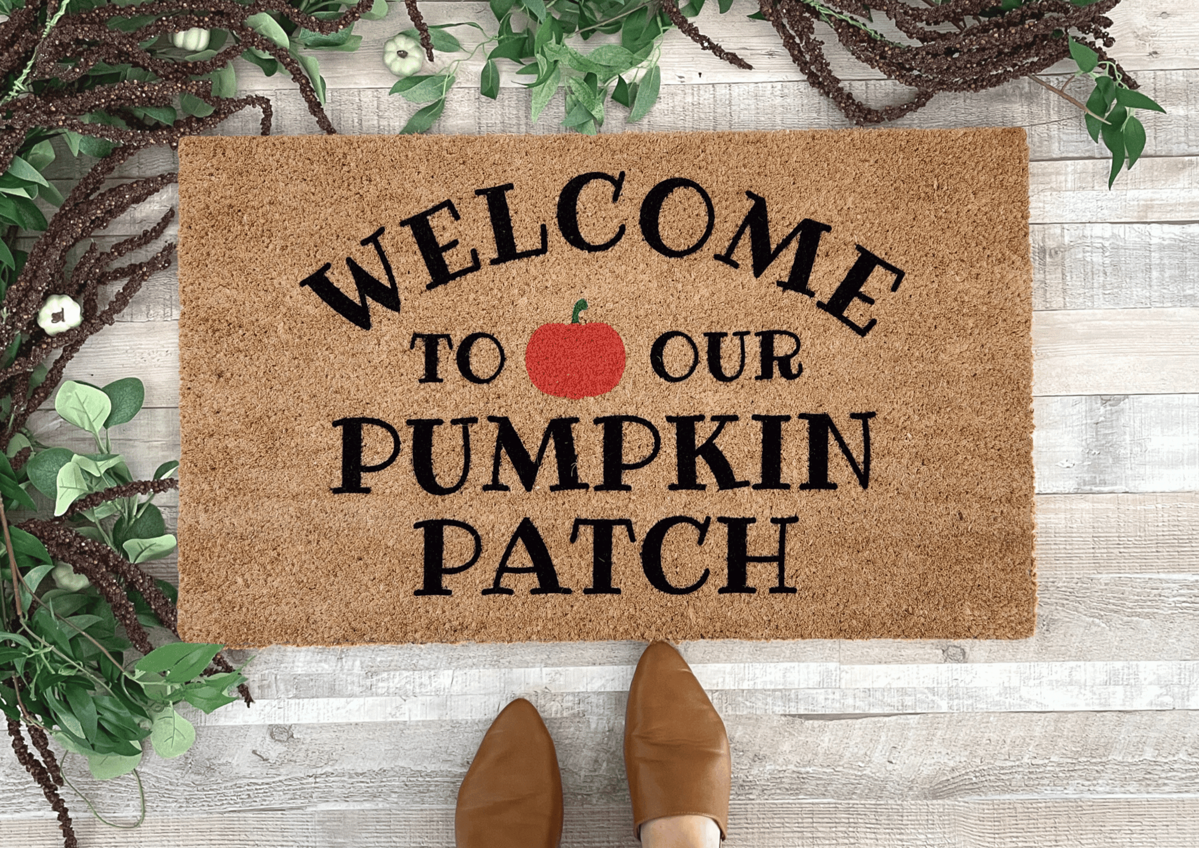 Las Vegas Raiders NFL Welcome Fall Pumpkin Personalized Doormat