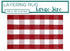 Red and White Buffalo Check Layering Rug – 28x43 Inches