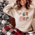 Sweatshirt - Retro Style Christmas Sweatshirt - Jingle All The Way