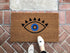 Evil Eye Boho Doormat