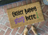 Easter Bunny Stop Here Doormat