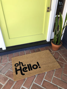 Funny Doormat, Shut the Front Door Doormat, Custom Welcome Mat,  Housewarming Doormat, Rude Doormat, Modern Doormat, Front Door Mat for  Porch 