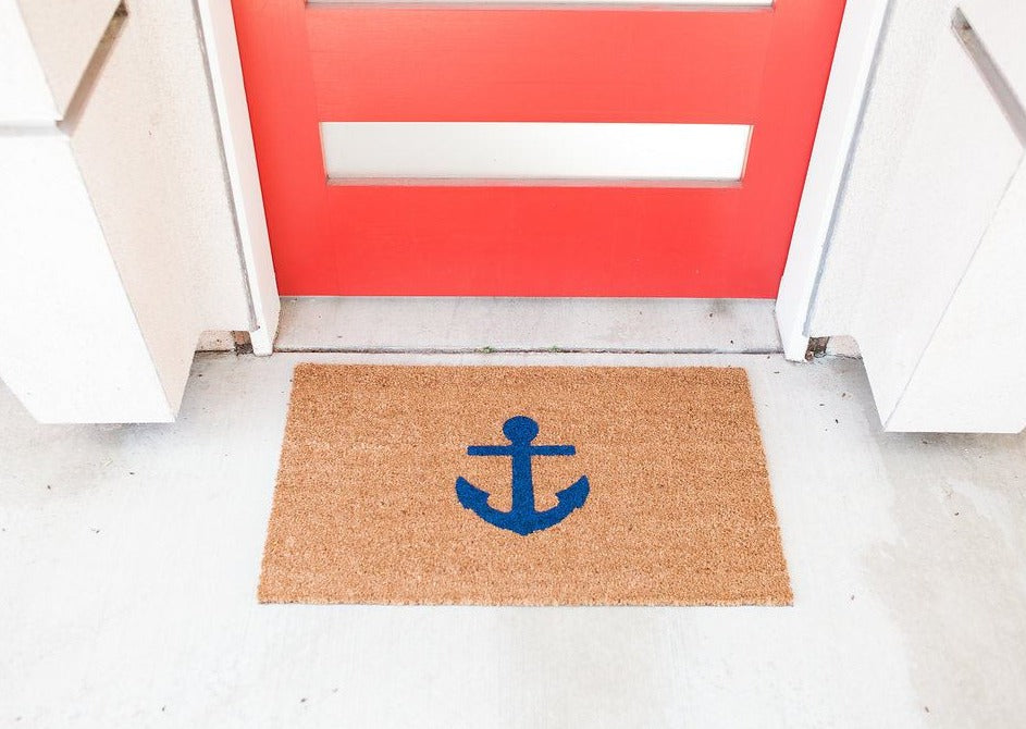 Nautical Theme PVC Doormat - All-Weather Mat