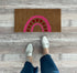 Boho Rainbow Mini Doormat -12" x 24"