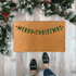Retro Style Merry Christmas Doormat