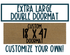 Custom Personalized Double Doormat - 18 x 47 Inch