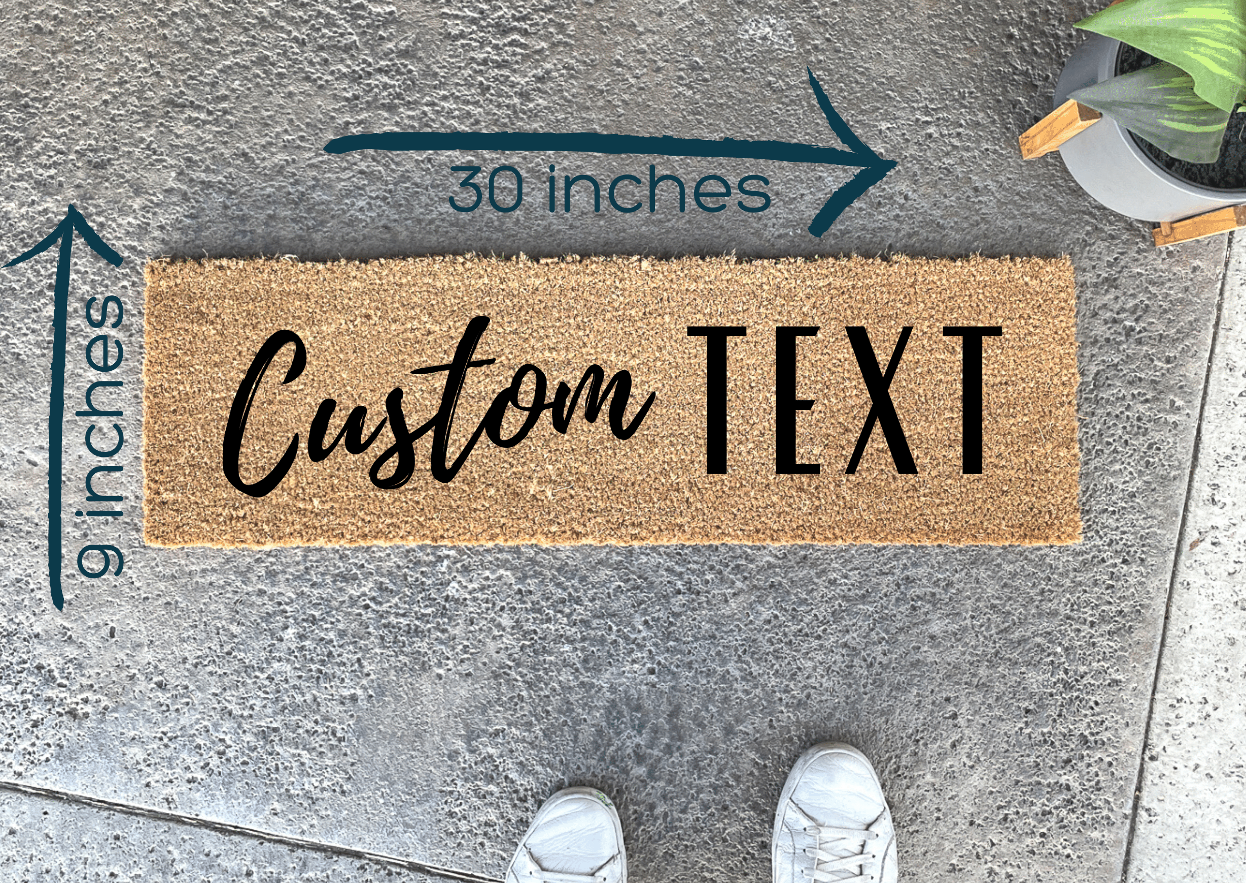 Custom Skinny Doormat - 9 x 30