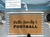 Doormat - Faith Family Football Door Mat