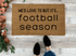 Funny Football Doormat