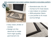 Hello Scrabble Tile Doormat  Funny Doormats by Nickel Designs