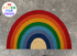 Half Round Rainbow Doormat