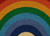 Doormat - Half Round Rainbow Doormat