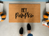 Fall Doormat, Hey Pumpkin