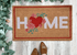 Home and Heart Floral Doormat