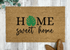 Home Sweet Home Plant Doormat
