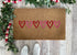 Love Hearts Door Mat for Valentine's Day