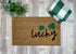 Lucky Shamrock St. Patrick's Day Doormat