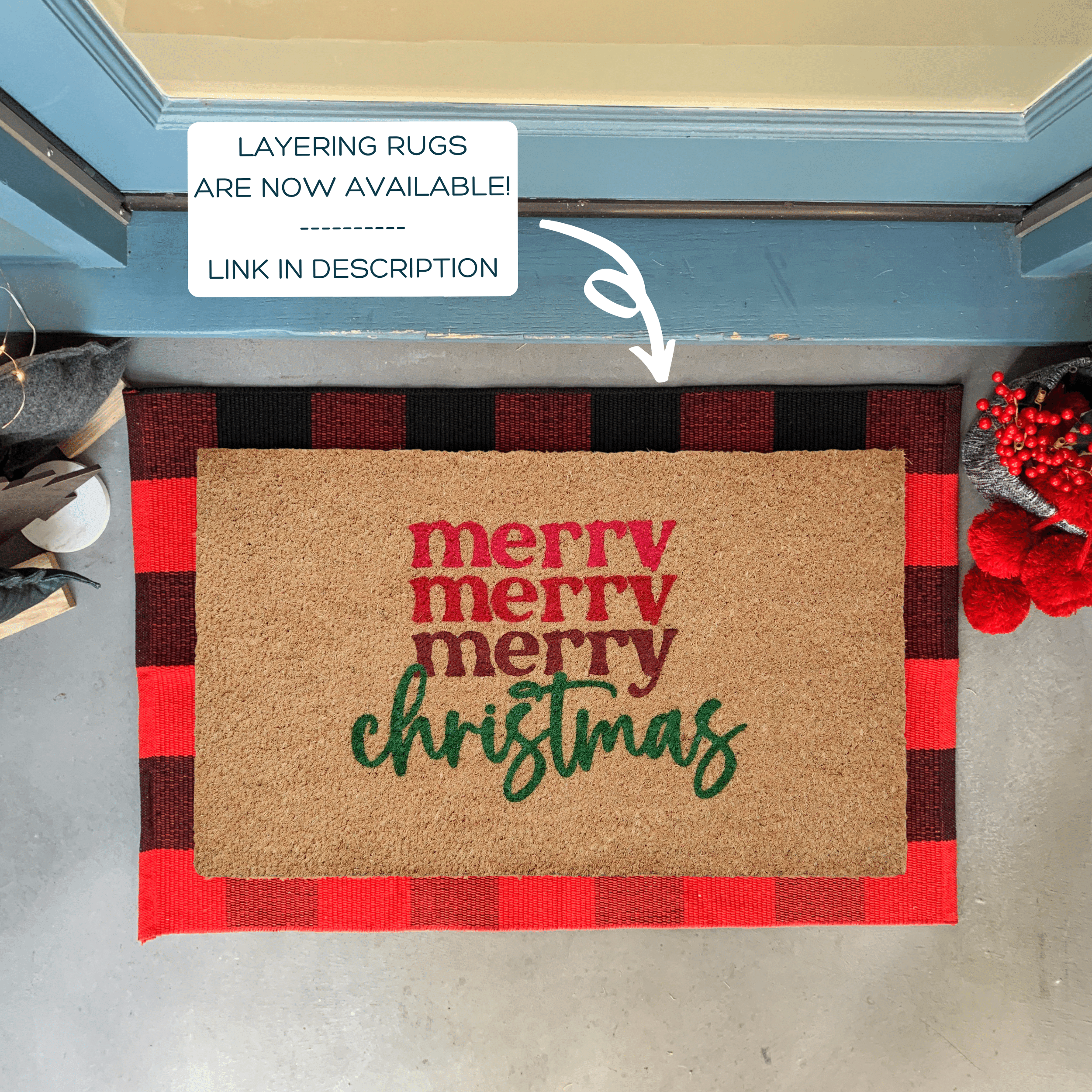 Woven Doormat Small in Charcoal – Nickey Kehoe Inc.
