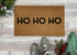 Modern HO HO HO Christmas Doormat