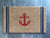 Anchor and Stripes Nautical Custom Doormat