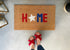 Patriotic HOME Doormat for Summer