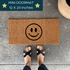 Smiley Face Mini Playhouse Doormat -12" x 24"