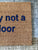 Trap Door Funny Custom Doormat