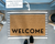 Modern Doormat - WELCOME Doormat - Nickel Designs