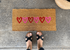 Valentine's Hearts Mini Playhouse Doormat