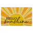 Yellow Hello Sunshine Doormat