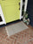 Grey and White Doormat Layering Rug