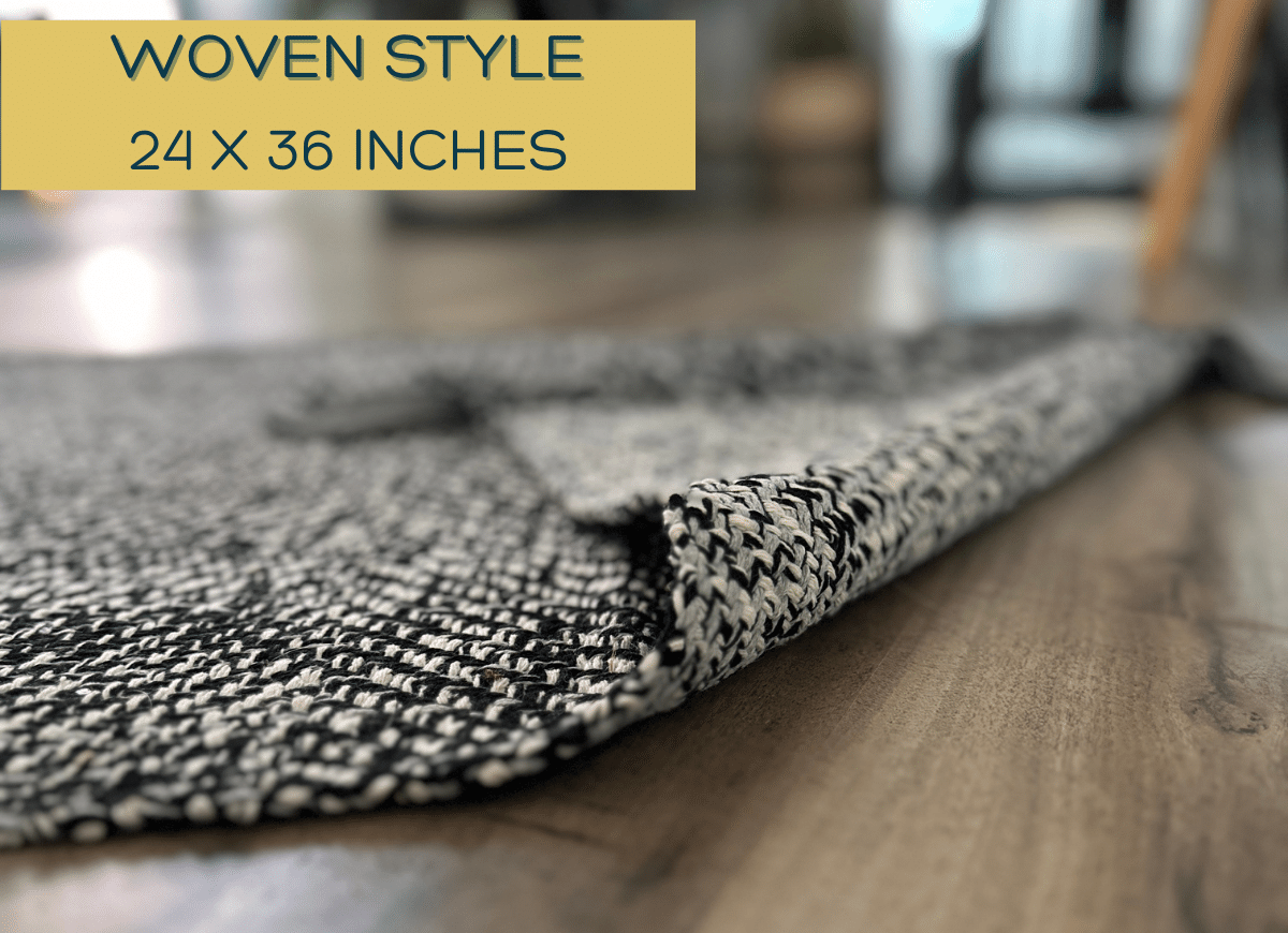 Black Entryway Rug | Accent and Entryway Rugs | Nickel Designs