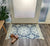 Rug - Blue And White Pattern Accent Rug
