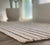 Rug - Blue And White Woven Doormat Layering Rug