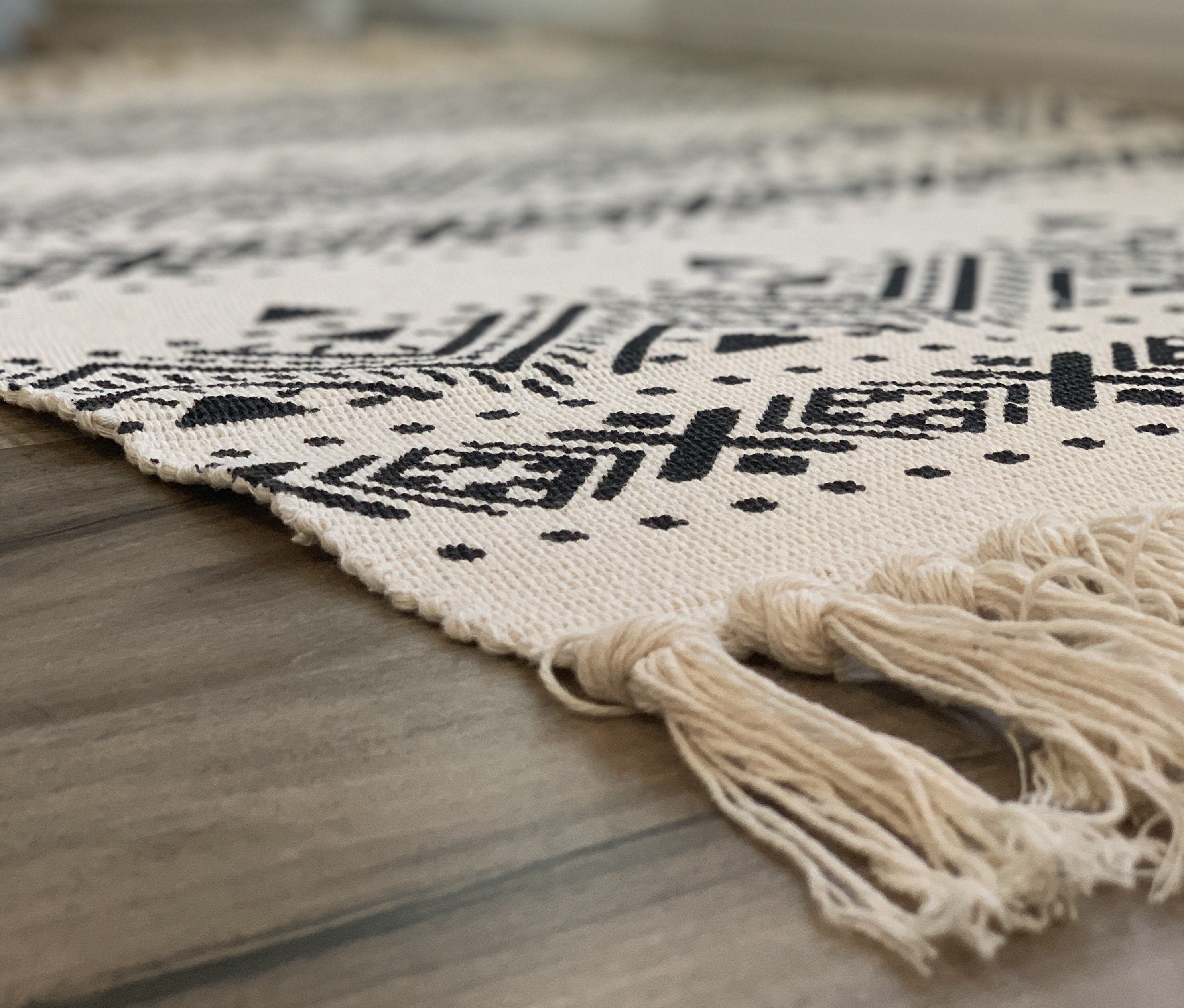 Boho Style Entryway Rug | Doormat Layering Rugs by Nickel Designs