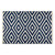 Rug - Navy And White Diamond Accent Rug